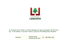 Desktop Screenshot of littlelebanon.com.au